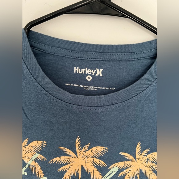 Hurley Palm Tree Logo Graphic Cropped T-shirt, Size S - Picture 3 of 5